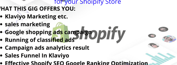 I will do ROI highly klaviyo shopify email marketing shopify sms marketing seo traffic