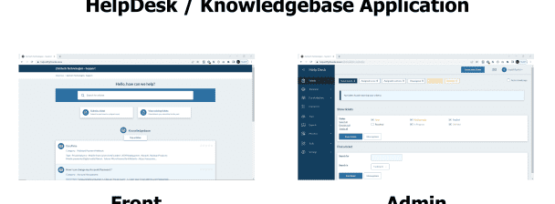 I will install HelpDesk / Knowledge Base application for you. (Fresh Installation)