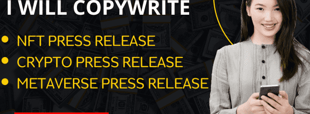 I will write nft,crypto and metaverse press release