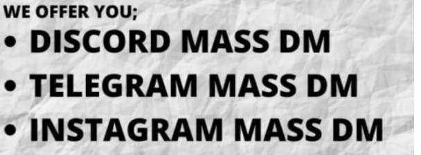 discord mass dm instagram,  twitter mass dm telegram mass dm