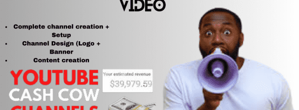 I will create automated youtube cash cow videos, top10 videos and cash cow channel
