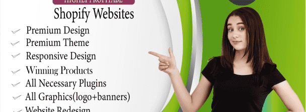 I will design shopify store , shopify website