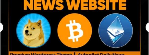 I will build crypto bitcoin news website for passive income