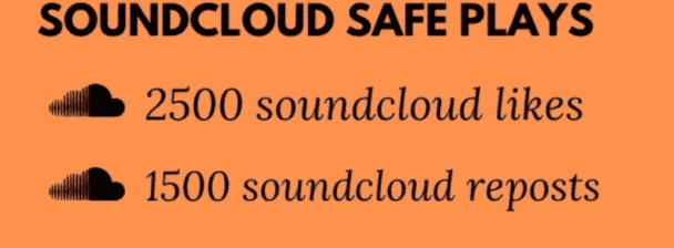 2.7 million soundcloud PLAYS + 2500 Sound Cloud LIKES+ 1500 Reposts + 200 Soundcloud Comments