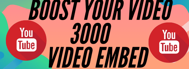 I will embed youtube video in 3000 video sharing sites