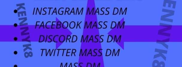 I will twitter mass dm, instagram mass dm, discord mass dm