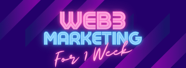 Web3 Marketing | I will be your marketing manager per week