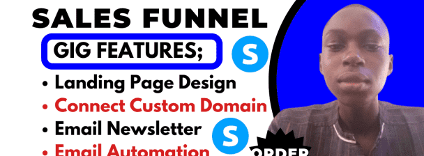 Design Systeme io landing page, Systeme io sales funnel, Systeme io Domain Connection