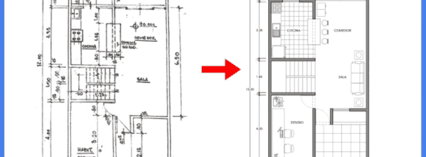 I will draw, redraw 2d architectural floor plan, blueprint autocad