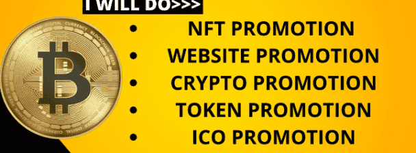I will promote your nft,crypto,website,token,twitter server