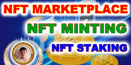 I will develop nft marketplace, nft mint, nft staking