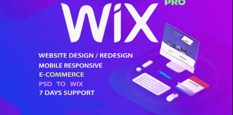 design wix website and redesign a business wix website