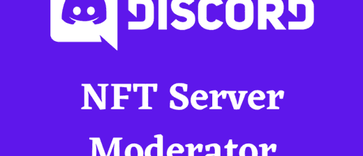 I will be your NFT discord server moderator