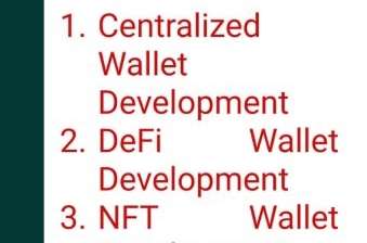 I will develop centralized wallet, defi wallet nft wallet