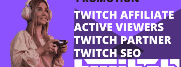 I will do organic twitch promotion to get you real active viewers and twitch affiliate