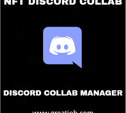 I will be your discord collab manager, collab and giveaway
