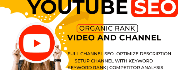 I will do youtube videos and channel SEO