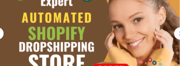 build you an automated dropshipping shopify store shopify website