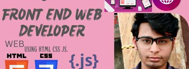 I will create  front end website using html css boottrap and javascript