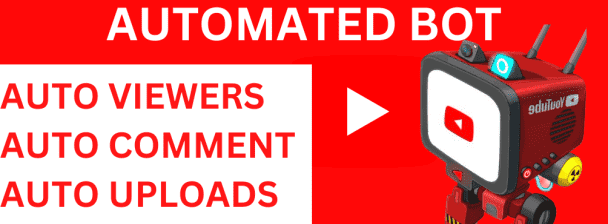 I will develop youtube automation bot, python bot, views bot and custom bot