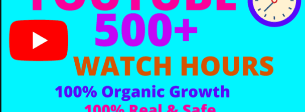 i will promote 4000 hours for youtube watch time