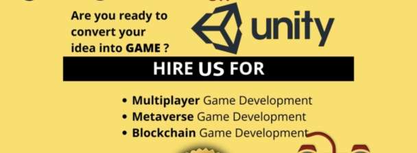 I will develop 2d 3d video game on unity 3d metaverse multiplayer game p2e crypto game