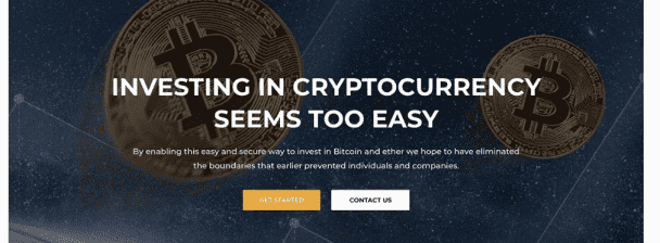 I will create bitcoin investment website for cryptocurrency business
