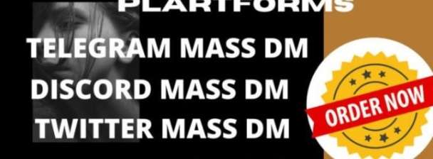 I will do Discord mass DM, Instagram mass DM