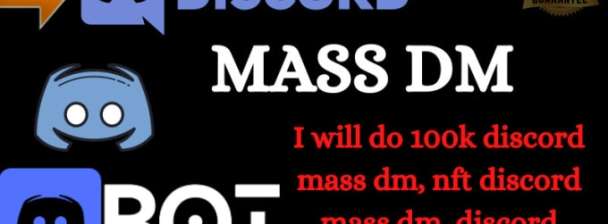 I will do discord mass dm promotion 100k discord mass dm