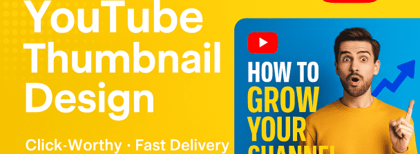 will design eye-catching and professional YouTube thumbnails