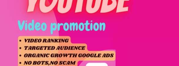 I will promote youtube video organically promotion by google ads