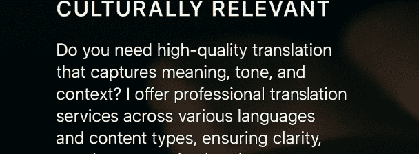 Professional Translation Services – Accurate, Clear, and Culturally Relevant