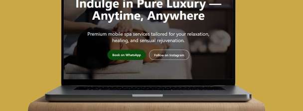 Luxury Hour Spa – Booking & Wellness Website