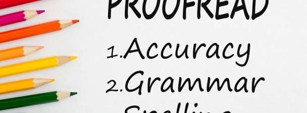 I offer to proofread/edit your project