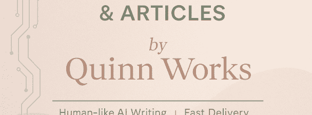 I Will Write High-Quality AI-Enhanced Blog Posts and Articles for Your Brand