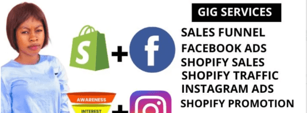 I will do shopify sales marketing instagram promotion facebook ads ecommerce marketing, Klaviyo marketing, sales funenl
