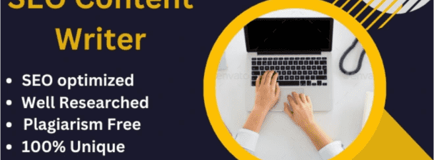I will write SEO optimized blog posts, web content and articles that rank on google