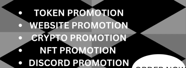 I will do crypto promotion,nft, discord and token marketing