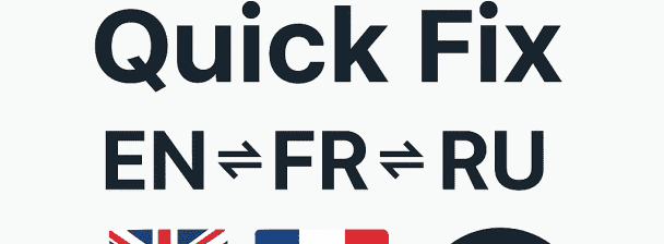 I will quickly review and suggest fixes for your Amazon product listing (EN/FR/RU)
