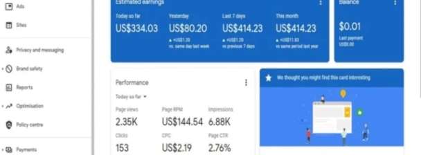 I will increase your earnings, loading, revenue and website traffic through google adsense