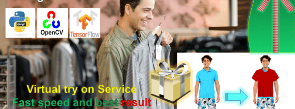 I'll provide virtual Try on service for online shopping.