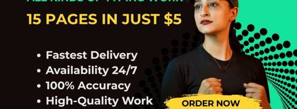 I will do Data Entry, Data Typing Work, and Retype Scanned Documents