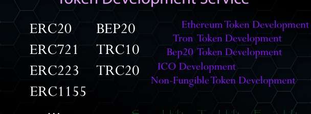 I will create ERC/TRC/BEP Tokens