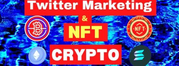 twitter marketing for nft, crypto related page fast organic growth 💯🚀🚀🚀