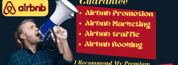I will promote your Airbnb listings Airbnb marketing Airbnb visitors