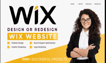 design or redesign your wix website