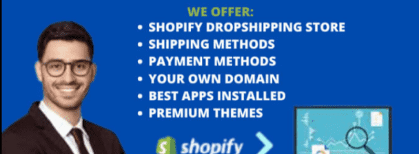 I will build a complete Shopify website creation