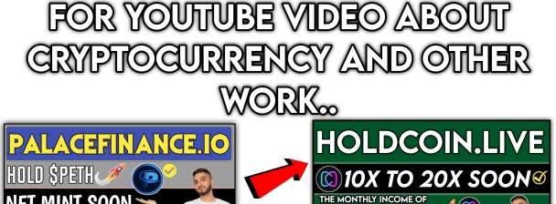 I Will Make A Good Thumbnail For YouTube Video About Cryptocurrency Other Work Video