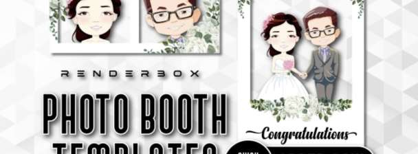 I will create a Photo Booth overlay template design