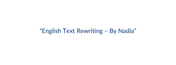Professional English Text Rewriting & Editing